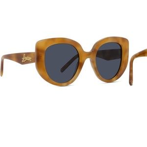 Loewe Curvy 49mm Small Butterfly Sunglasses